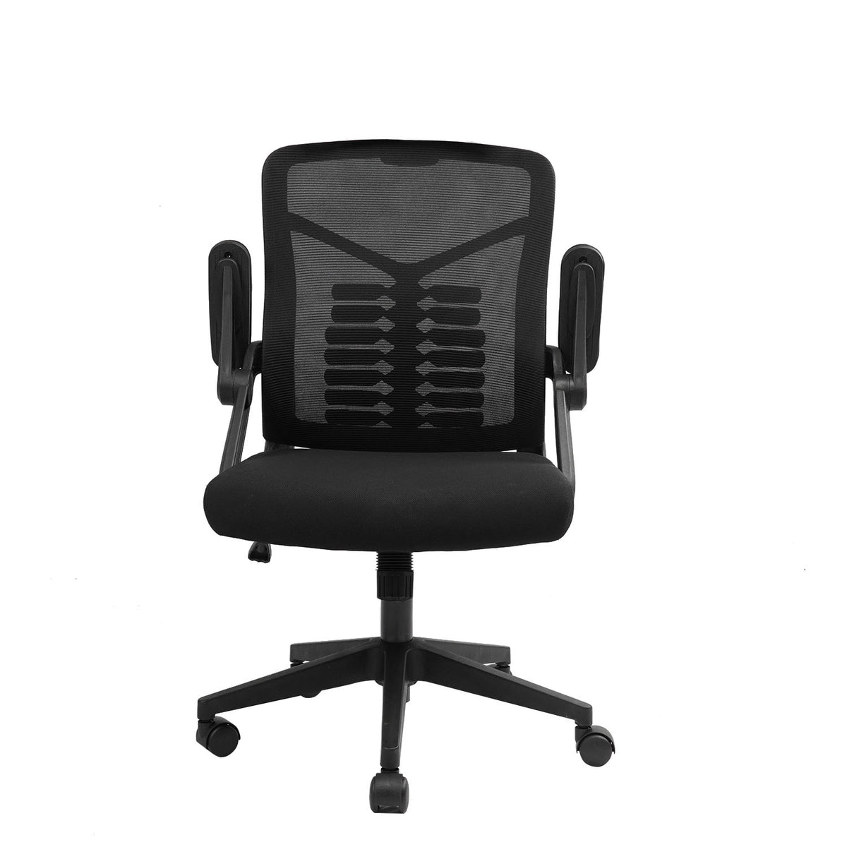 Ergonomic Mesh Office Chair with Headrest, Modern Design, Up to 150 kg, Black, (6701B)