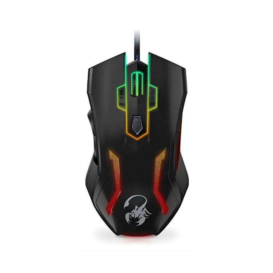 Genius Scorpion Spear Pro RGB gaming mouse top view