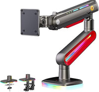 ذراع شاشة الألعاب LCD قائما بذاته مع إضاءة RGB من NB L60 مقاس 32-60 بوصة أحمر -1117671056