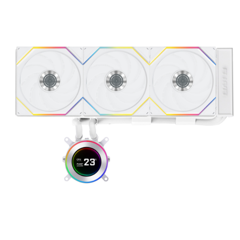HydroShift II LCD 360 Fanless AIO Liquid CPU Cooler - White, G89.GHS2LCD36W.00
