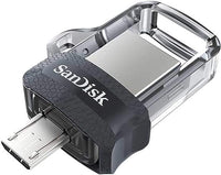 محرك أقراص فلاش سانديسك (SDDD3-128G-G46) ألترا مزدوج M3.0 للهواتف الذكية التي تعمل بنظام أندرويد 128 جيجابايت