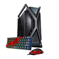 Gaming PC RTX 5080 16GB GDDR7, AMD Ryzen 7 9800X3D 8-Core, 32GB DDR5 RGB, 2TB NVMe SSD, X870E Wi-Fi 7 + Bluetooth, 1200W Platinum PSU, 360mm ARGB Liquid Cooler, ASUS ROG Case, Gaming Kit, Windows 11 Pro