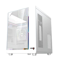 CASE Spear COVID55ECOS, ARGB, ATX, Gaming, 7 FAN (+360), White