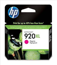 HP 920XL High Yield Magenta Original Ink Cartridge, ~700 Pages, (CD973AE)