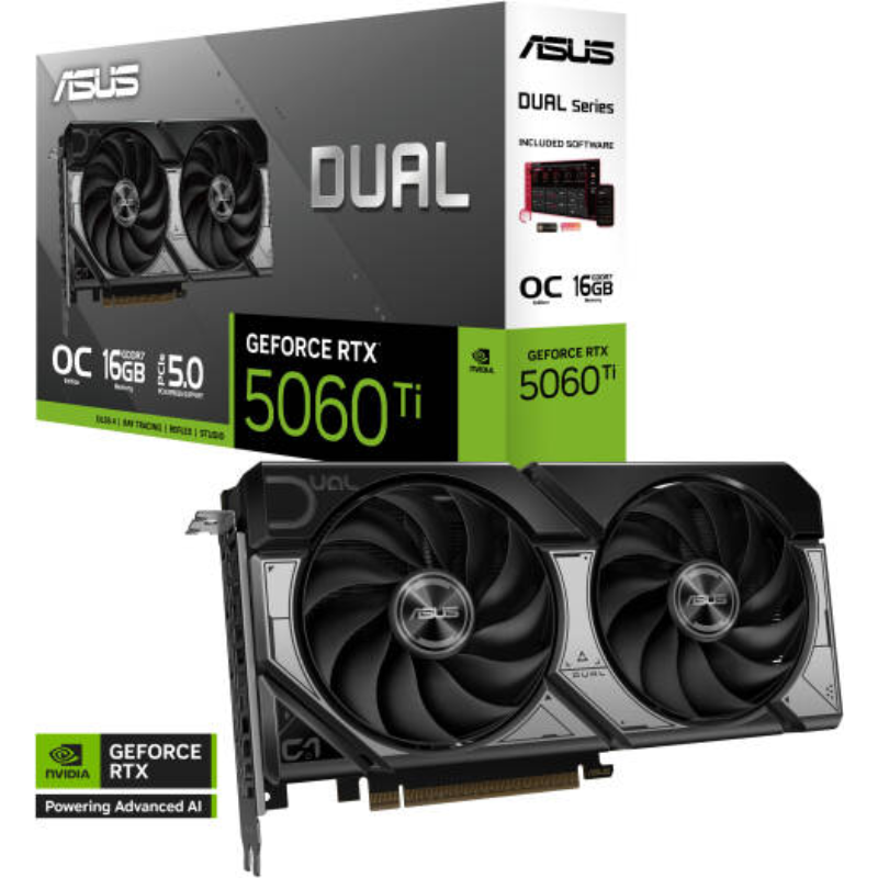 VGA ASUS Dual GAMING RTX5060 Ti 16GB OC GDDR7