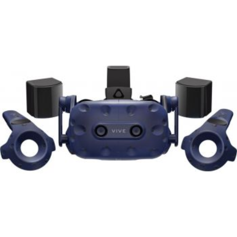 HTC VIVE Pro 2 Full Kit PC VR Headset, 5K (2448x2448 per Eye), 120Hz, 120° FOV, Base Stations 2.0 & Controllers, (99HASZ013-00)