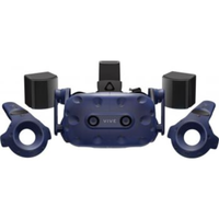 HTC VIVE Pro 2 Full Kit PC VR Headset, 5K (2448x2448 per Eye), 120Hz, 120° FOV, Base Stations 2.0 & Controllers, (99HASZ013-00)