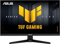 شاشة ألعاب TUF Gaming Series 5 - VG259QM5A – شاشة Full HD Fast-IPS بحجم 24.5 بوصة، 240 هرتز، 1 مللي ثانية، متوافقة مع G-SYNC، تقنية AMD FreeSync™ Premium، تقنية ELMB SYNC، تغطية 99% من مساحة الألوان sRGB، مع برنامج DisplayWidget Center، وتقنية Gaming AI