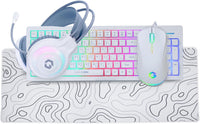 GAMEON CYPHERW XL 4-in-1 gaming bundle white front view