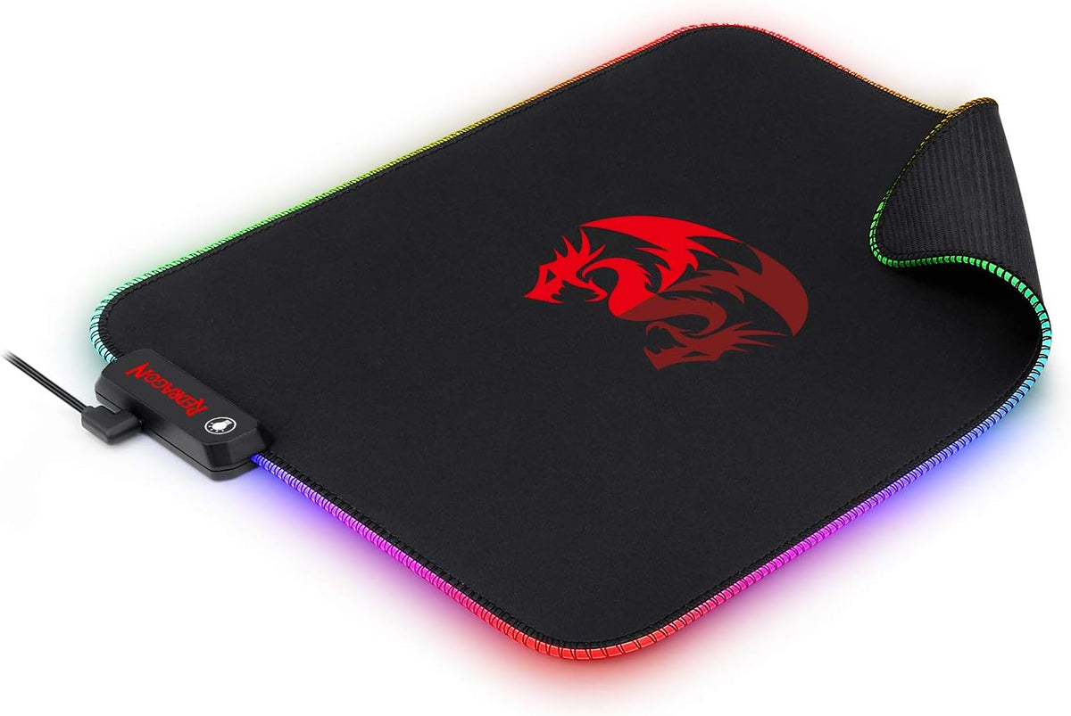 Redragon Pluto P026 RGB mouse pad top view