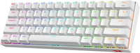 Redragon Draconic Pro K530W 60% wireless keyboard white front view