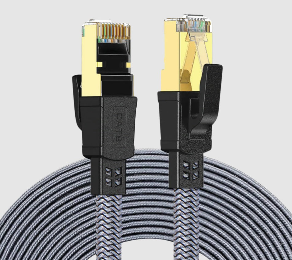 Twisted Minds CAT8 Ethernet cable 5m front view