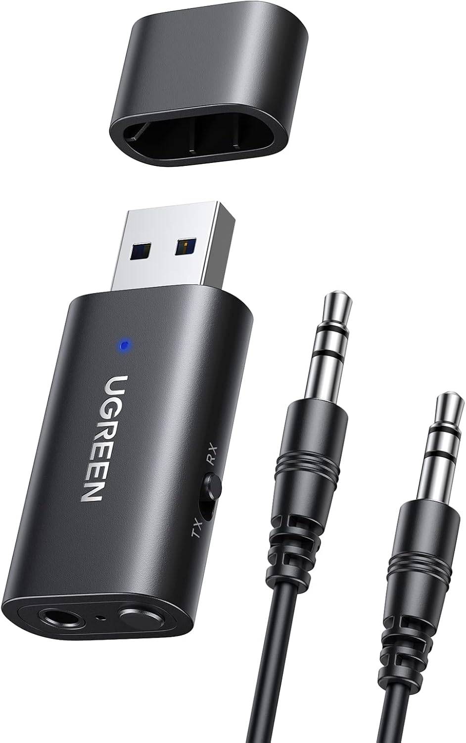 UGREEN CM523 Bluetooth 5.1 transmitter receiver front view