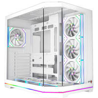 Spear 18 DOST60XX ATX Gaming Case - ARGB, 7 Fans, White