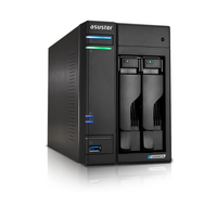 Asustor Lockerstor 2 Gen2 AS6702T 2-Bay NAS, Intel Celeron N5105 Quad-Core, 4GB DDR4, 2x 2.5GbE, 4x M.2 NVMe Slots, (AS6702T)