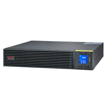 APC Easy UPS On-Line SRV 3kVA/2400W Rackmount 2U UPS, 230V, 6x IEC C13 + 1x IEC C19 Outlets, Intelligent Card Slot, LCD, with Rail Kit, (SRV3KRIRK)