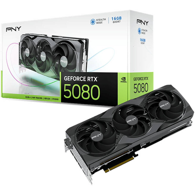 Graphics Card PNY (VCG508016TFXPB1), GeForce RTX 5080 16 GB, DDR7