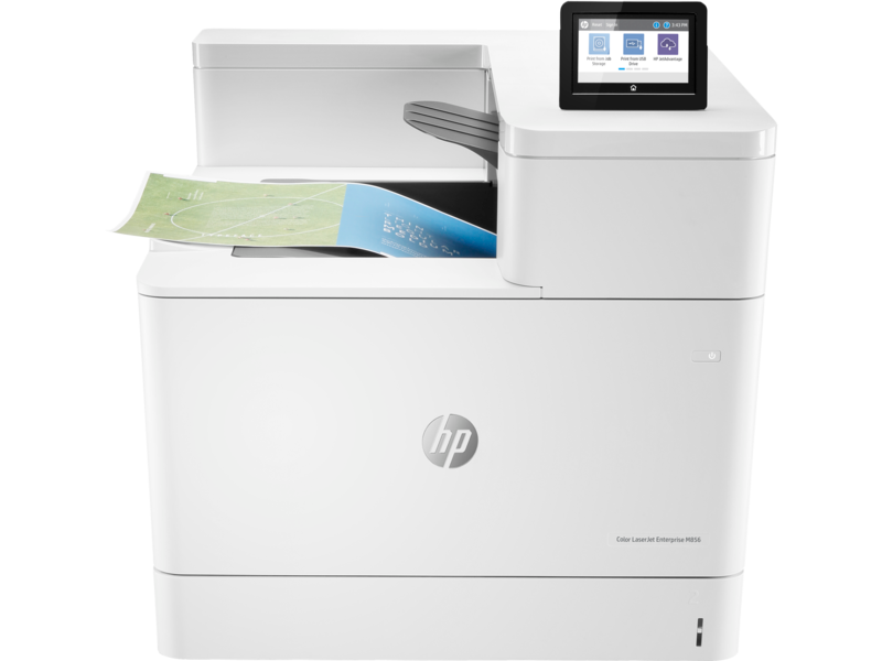 HP Color LaserJet Enterprise M856dn A3 Color Laser Printer, 56 ppm, 1200 x 1200 dpi, Auto Duplex, Gigabit Ethernet, 4.3" Touchscreen, (T3U51A)