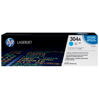 HP 304A Cyan Contract Original LaserJet Toner Cartridge, 2,800 Pages, (CC531AC)