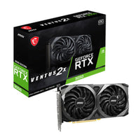 VGA MSI Ventus 2X XS GeForce RTX 3050 8GB GDDR6 OC 16GB، (912-V809-4419)، 2FAN