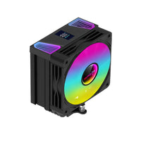 مروحة تبريد وحدة المعالجة المركزية Spear COOLING H700، 120 مم، إضاءة ARGB، أسود