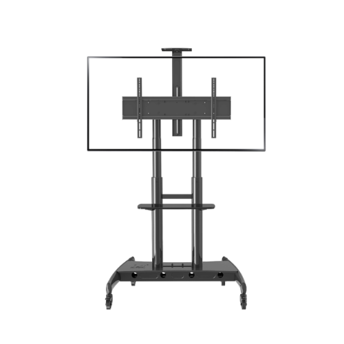 AVA1800 Mobile TV and Display Stand with Wheels, Fits 55"-90" Screens, Up to 90 kg Load, Black, (AVA1800)