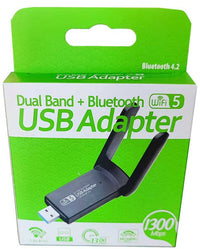 USB Wi-Fi 5 dual-band adapter with Bluetooth 4.2 front view