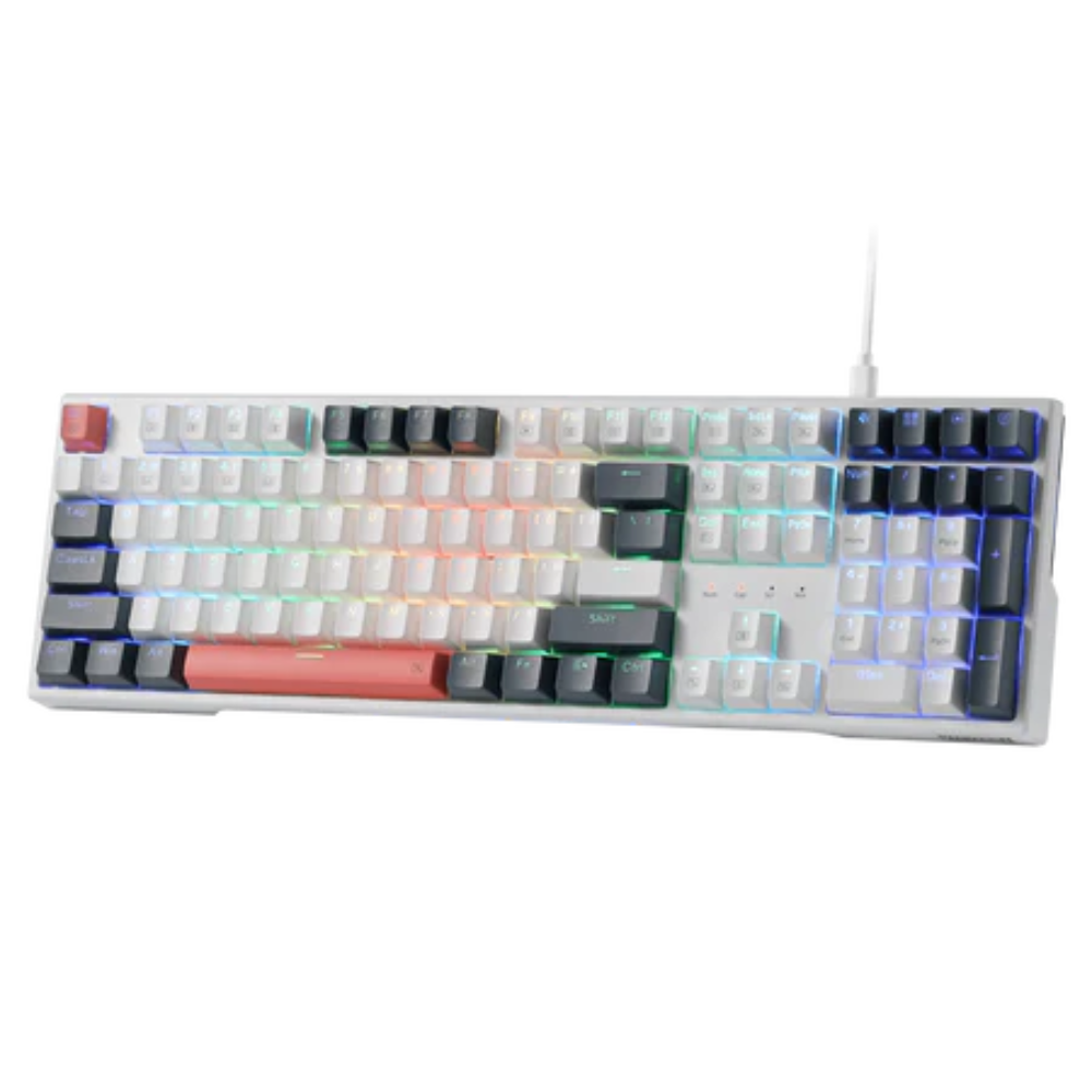 Redragon TRUNDLE K668WB0- RGB Gaming, White