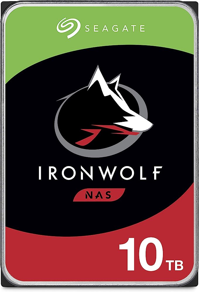 HDD SEAGATE 10TB 3.5 SATA IRONWOLF ST10000VN000