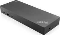 Lenovo ThinkPad 40AF0135UK Hybrid USB-C with USB-A Dock، محطة إرساء، USB-C، GigE، 135 واط، إرساء شامل، شحن سريع، لأجهزة ThinkPad L480/ L580/ T480s/ X1 /Yoga X280