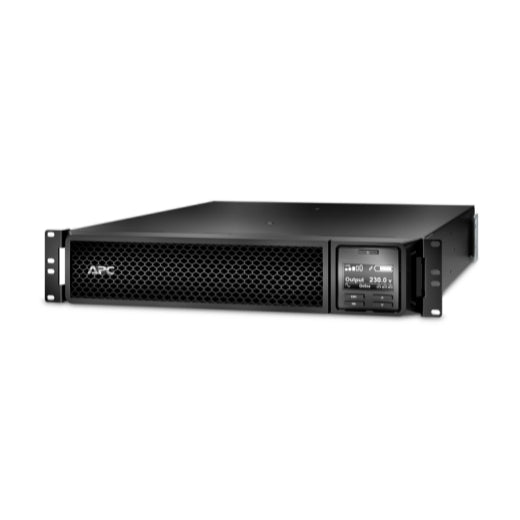 APC Smart-UPS SRT 1000VA/1000W Online UPS, Double Conversion, 230V, 2U Rack/Tower, 6x IEC C13, LCD, (SRT1000RMXLI)