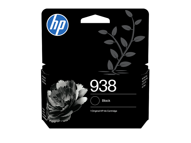 HP 938 Black Original Ink Cartridge, (4S6X8PE)