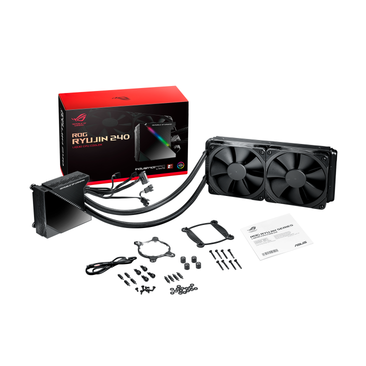 ASUS Liquid CPU Cooler 240 All-in-One LiveDash color OLED, Fan 120 mm
