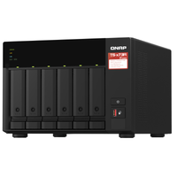 QNAP TS-673A-8G 6-Bay NAS, AMD Ryzen V1500B 4C/8T 2.2GHz, 8GB DDR4, 2x 2.5GbE, 2x M.2 NVMe, PCIe Expansion, (TS-673A-8G)