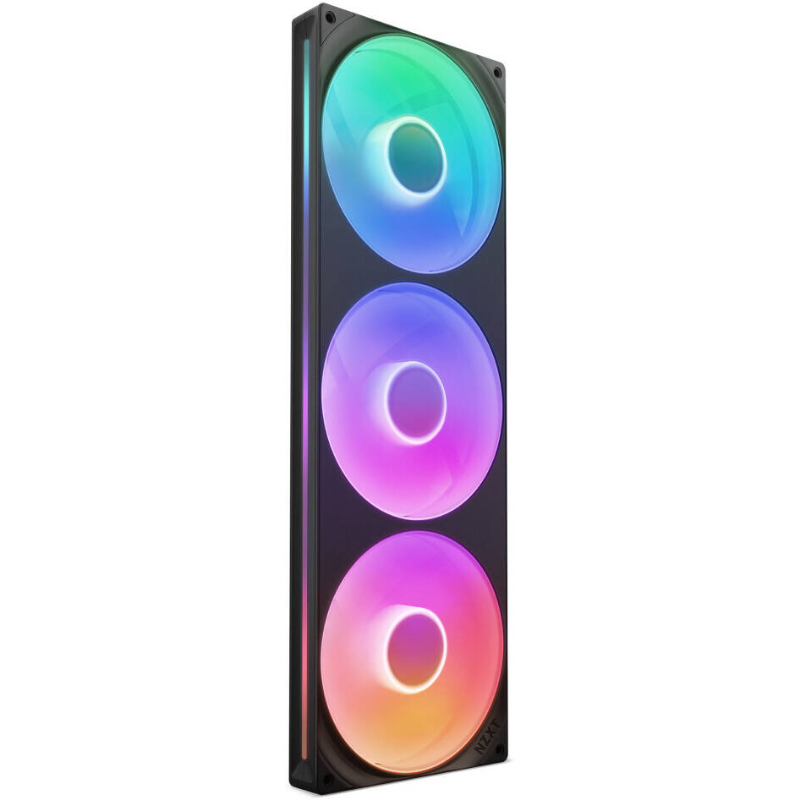 Cooling Fan NZXT F420, Lighting RGB CORE, Size 420 mm, 3, Dell RF-U42HF-B1, Black