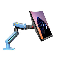 حامل شاشة ألعاب LCD بذراع RGB من NB M8 مقاس 32-60 بوصة أزرق - 1116791093