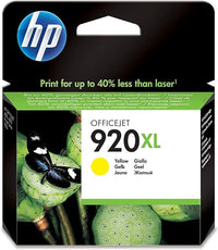 HP 920XL High Yield Yellow Original Ink Cartridge, approx. 700 Pages, (CD974AE)