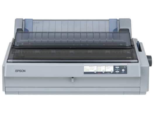 Epson LQ-2190 Wide-Carriage Dot Matrix Printer - 24-Pin, 136 Columns, High Productivity, Grey