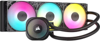 Corsair NAUTILUS 360 RS ARGB liquid CPU cooler black front view