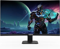 شاشة ألعاب GIGABYTE GS27FC EK، 27 بوصة، FHD، VA، 1 مللي ثانية