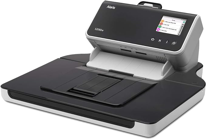 Kodak Alaris Integrated A4/Legal Size Flatbed Accessory for Alaris S2000 Series Scanners, Black, (1015791)