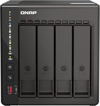 QNAP TS-453E-8G 4-Bay NAS, Intel Celeron J6412 Quad-Core, 8GB DDR4, Dual 2.5GbE, HDMI 4K, Long-Term Availability, (TS-453E-8G)