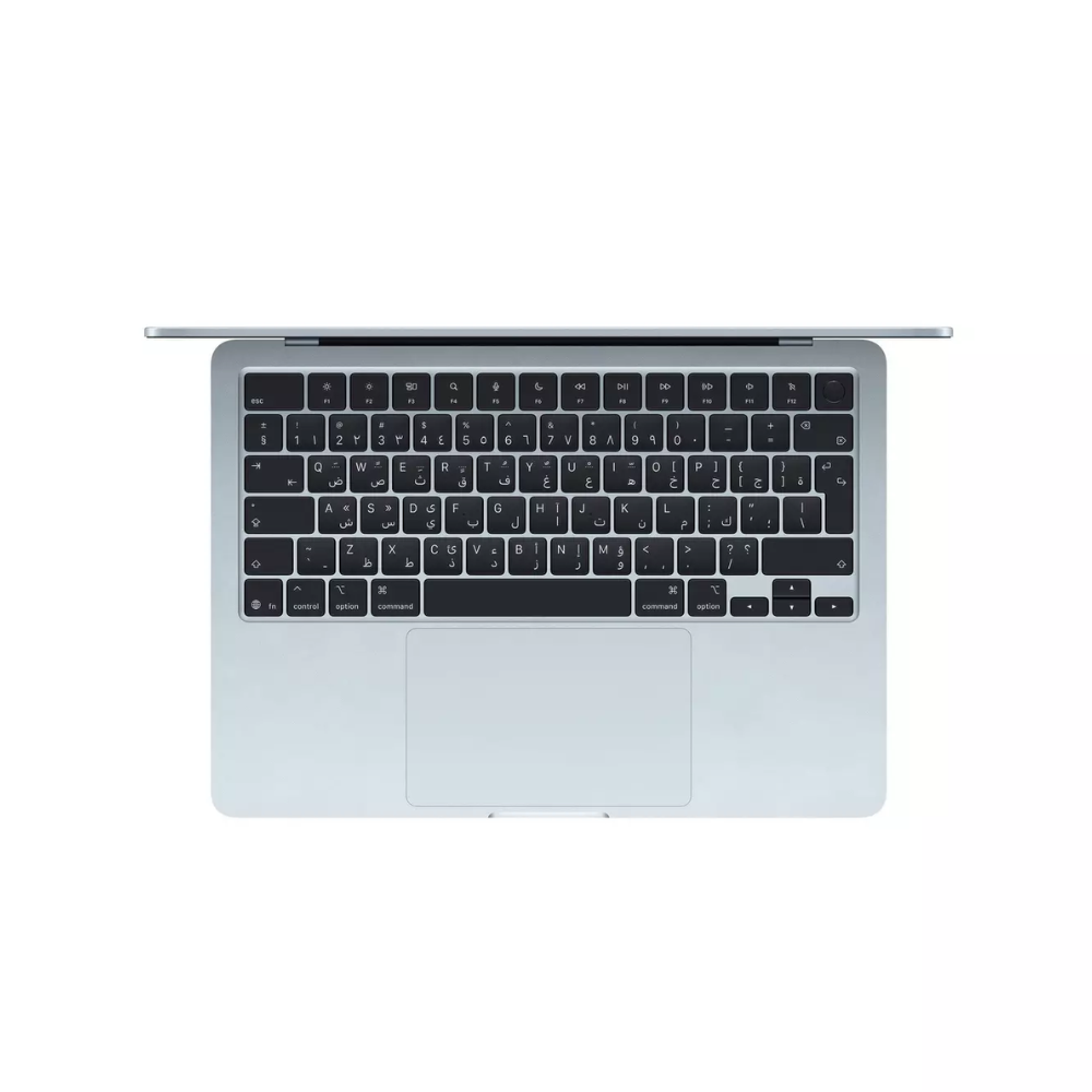 Apple MacBook Air 13" M5 (MDHJ4AB/A) - 10-Core CPU, 10-Core GPU, 16GB Unified Memory, 1TB SSD, Sky Blue, Arabic/English Keyboard