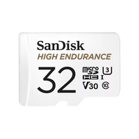 SanDisk High Endurance 32GB microSD Card with Adapter - 100MB/s, SDSQQNR-032G-GN6IA