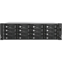 QNAP TL-R1600PES-RP 16-Bay 3U Rackmount SATA JBOD Expansion Enclosure, PCIe Host Card, Redundant PSU, (TL-R1600PES-RP)