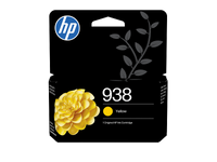 HP 938 Yellow Original Ink Cartridge, (4S6X7PE)
