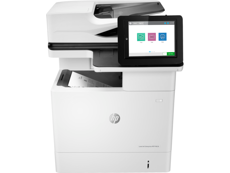 HP LaserJet Enterprise MFP M636fh Mono Laser Printer, Print/Copy/Scan/Fax, Up to 71 ppm, Duplex, Network, (7PT00A)