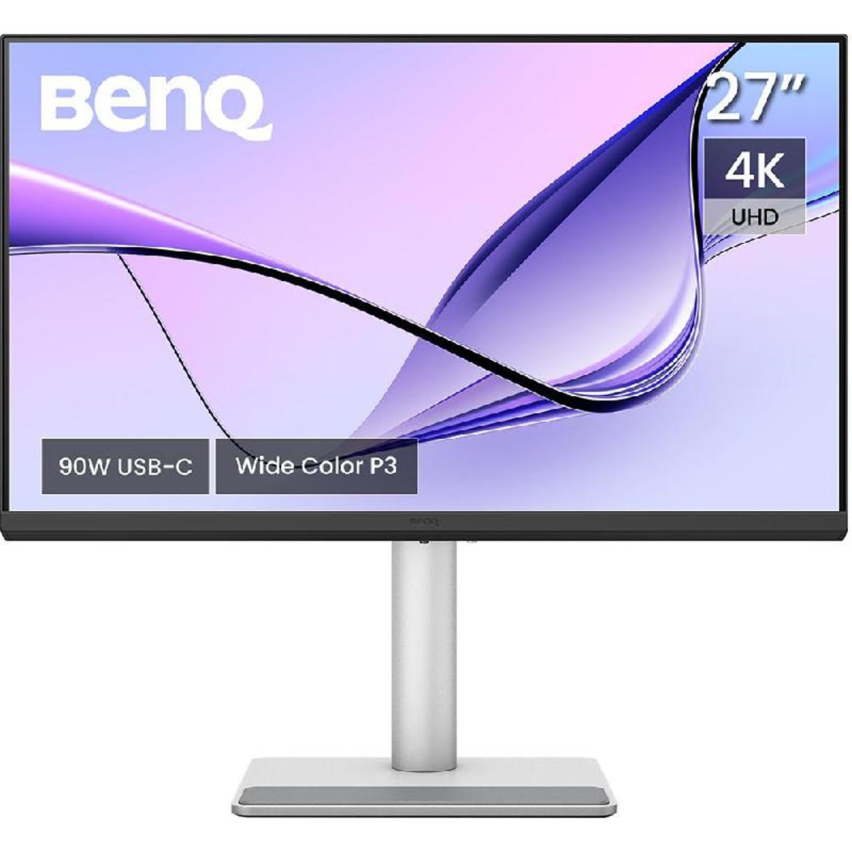 BenQ MA270U 27-inch 4K UHD Monitor for MacBook, IPS, 3840x2160, Dual USB-C with 90W Charging, Mac Color Matching, (MA270U)
