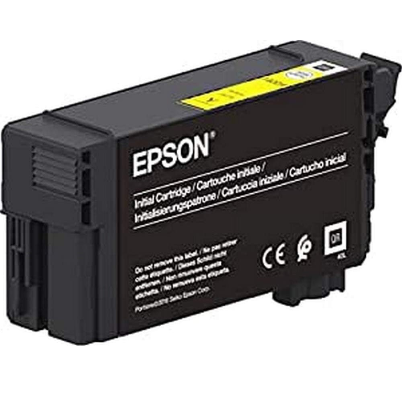Epson T40D4 Yellow UltraChrome XD2 Ink Cartridge, 50ml, for SureColor SC-T3100 / SC-T5100 Series, (C13T40D440)