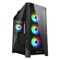 Cougar Duoface Pro RGB Black case front view
